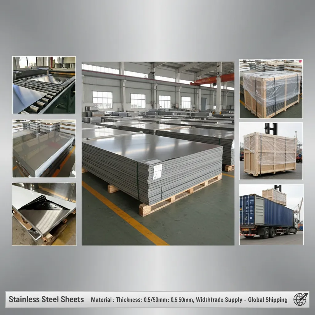 fabricante de placas de acero inoxidable de grado alimenticio