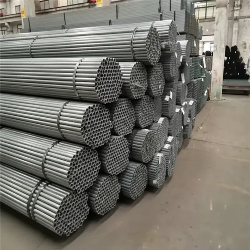 Tuyau en acier galvanisé pour la construction