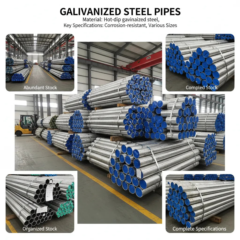 Fornecedor de fábrica de tubos de aço galvanizado