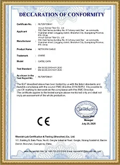 Certification