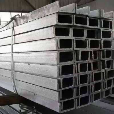 Structural steel channels for building