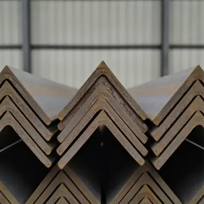 Structural steel angles for building