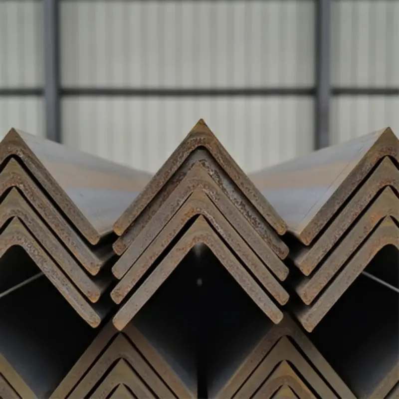 Structural steel angles for building