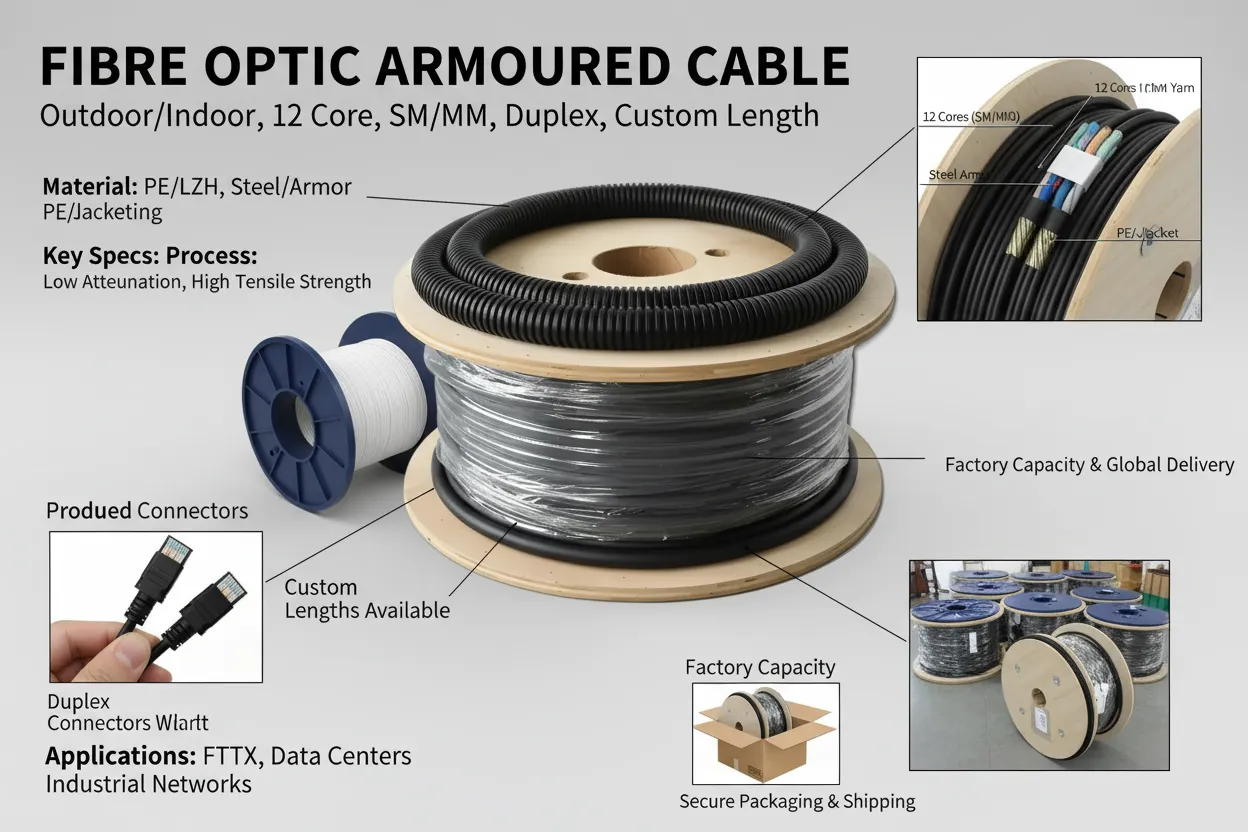 Fabricant de fibre optique intérieure pour bâtiment
