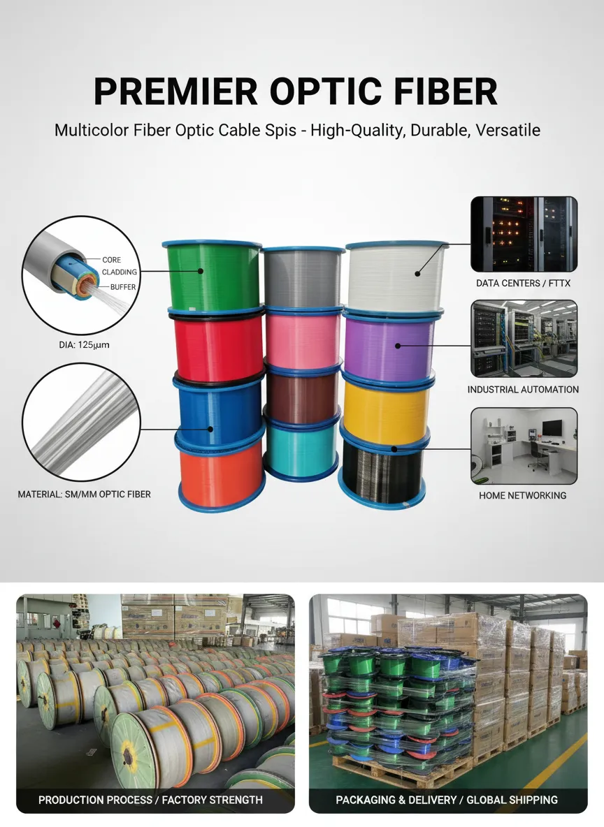 cable de fibra óptica multimodo de 50/125 um al por mayor