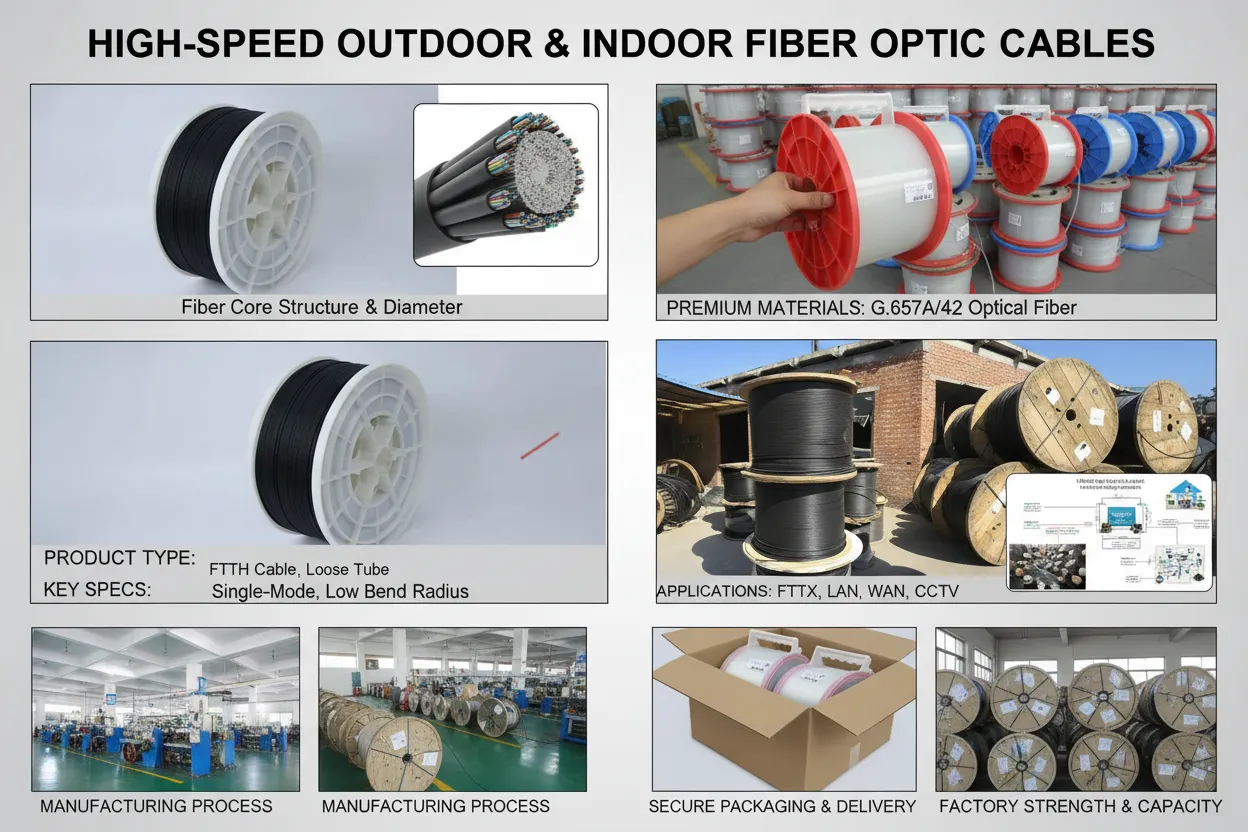 Fornecedor de Cabo de Fibra Flexível para Interior