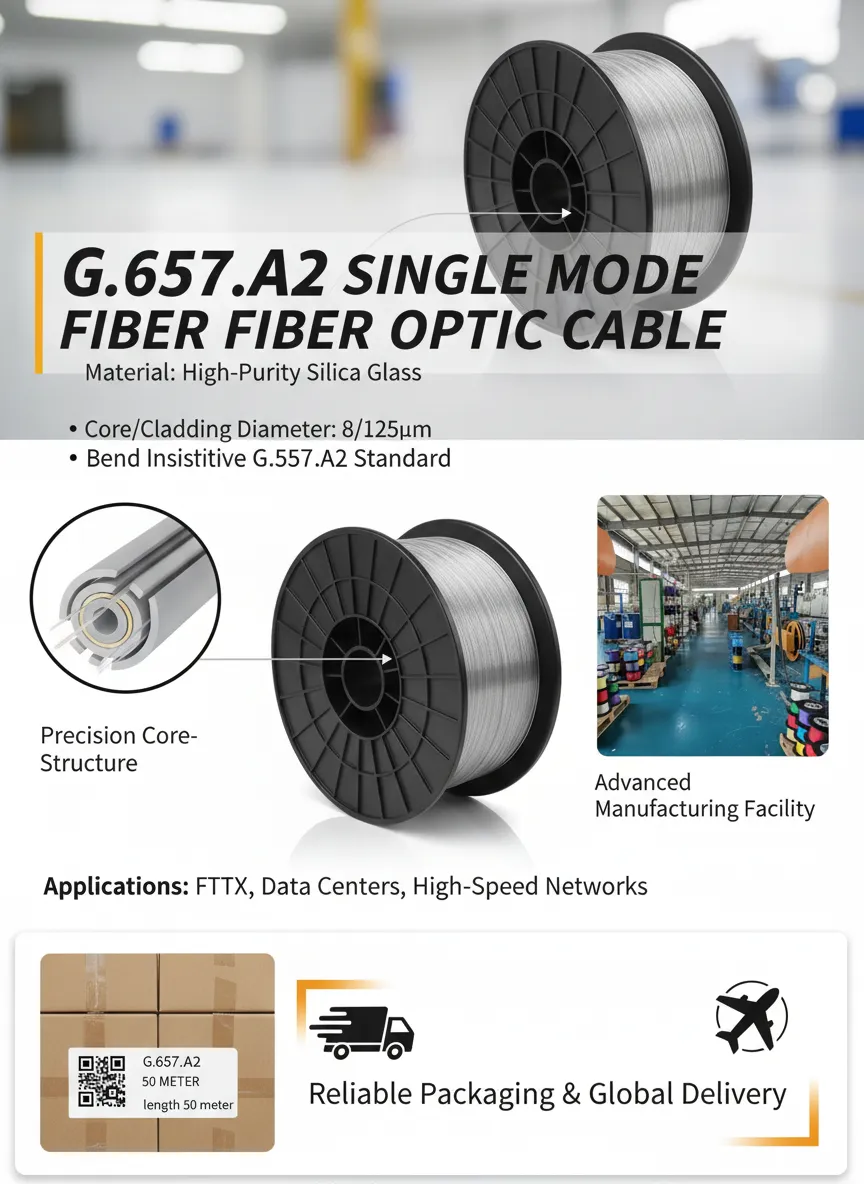 Fibra indoor de alta velocidade no atacado