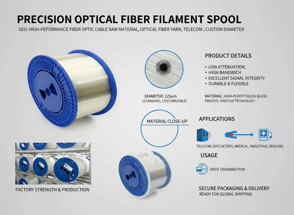 Fibre monomode longue distance en gros