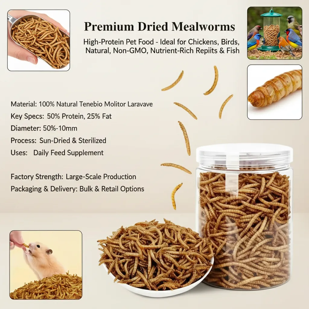 Larvas de proteína vivas de alta nutrição no atacado