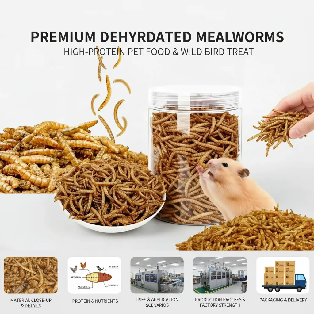 Fornecedor de larvas de proteína viva de alta nutrição