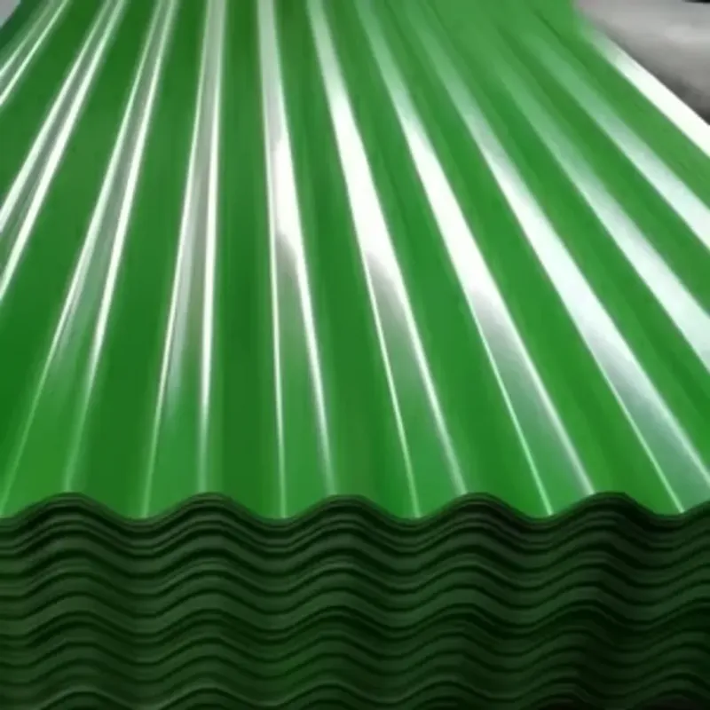 Corrugated color coated aluminum sheet