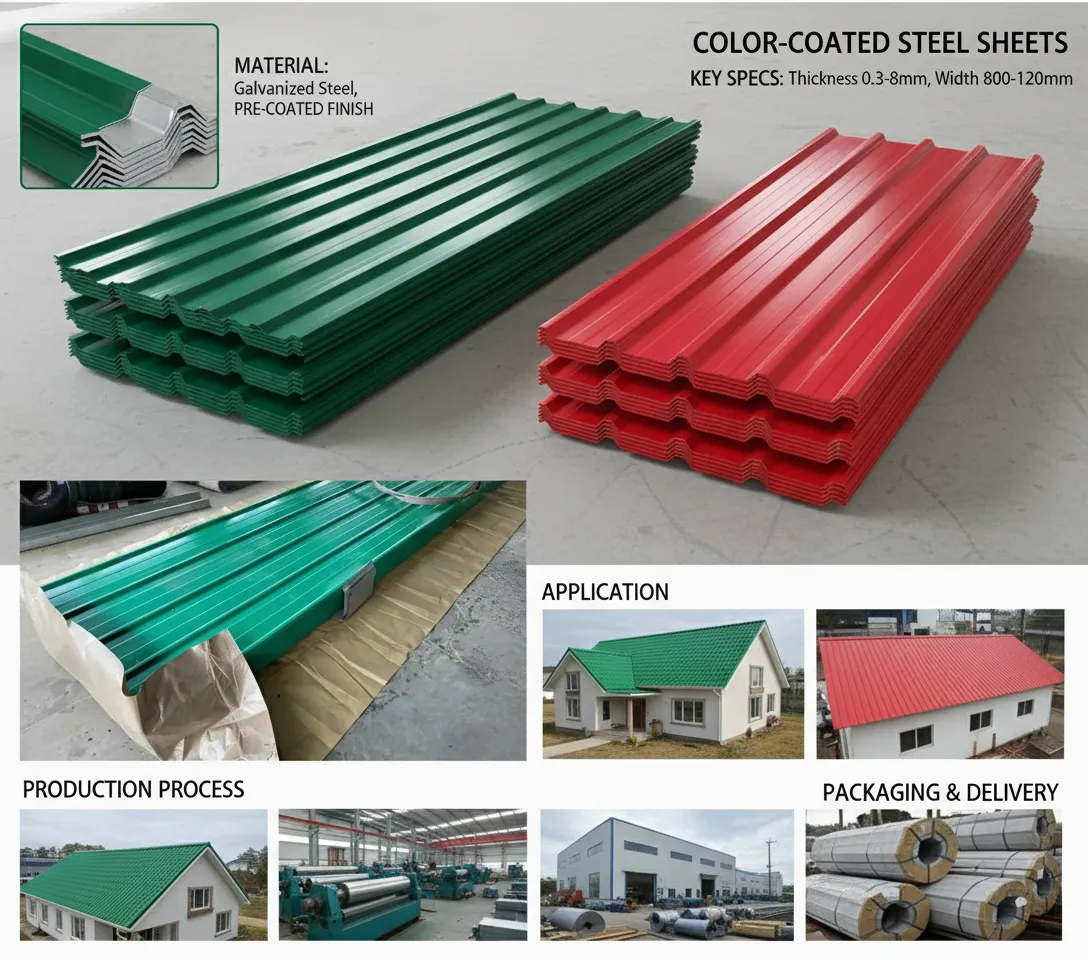 Fabricante de chapa colorida perfilada impermeável
