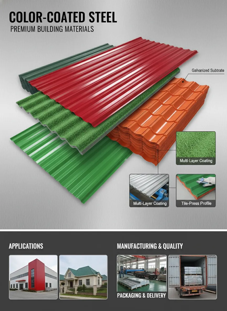 Fornecedor de Chapa de Aço Galvanizado com Pintura Colorida PPGI