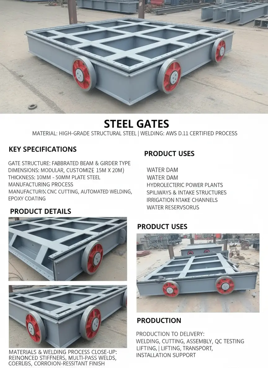 steel roller gate