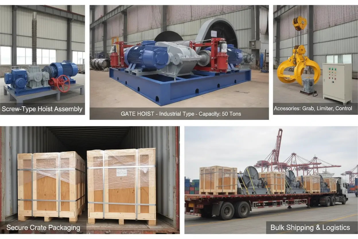 stationary wire rope hoist