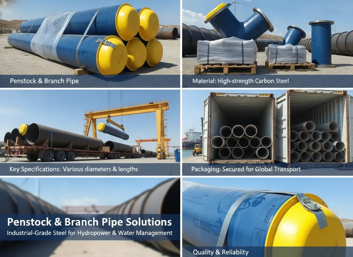 penstock bifurcation pipe