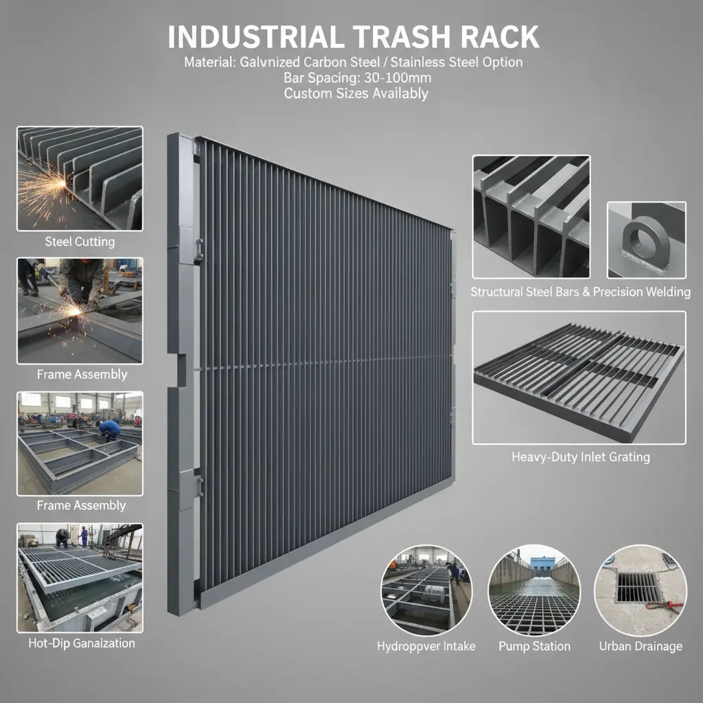 fixed debris rack