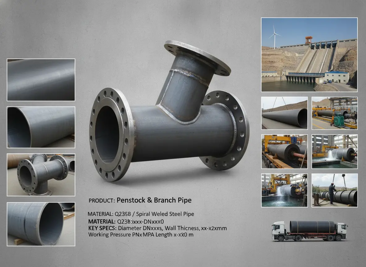 steel penstock branch pipe