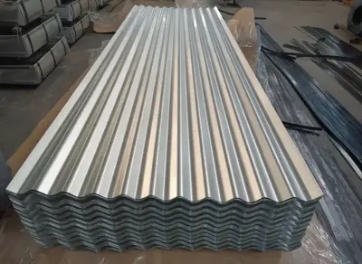 Corrugated steel plate