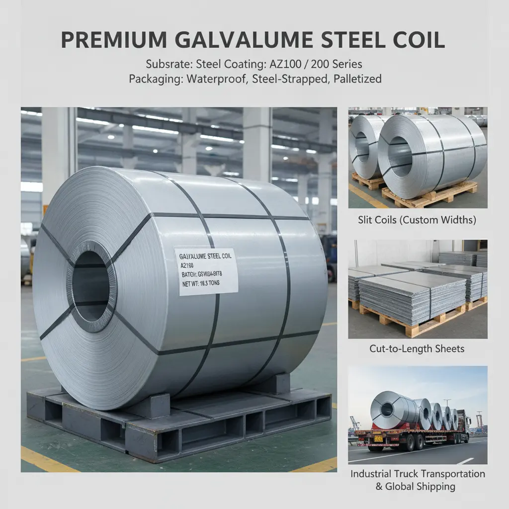 Al-Zn alloy coated steel coil
