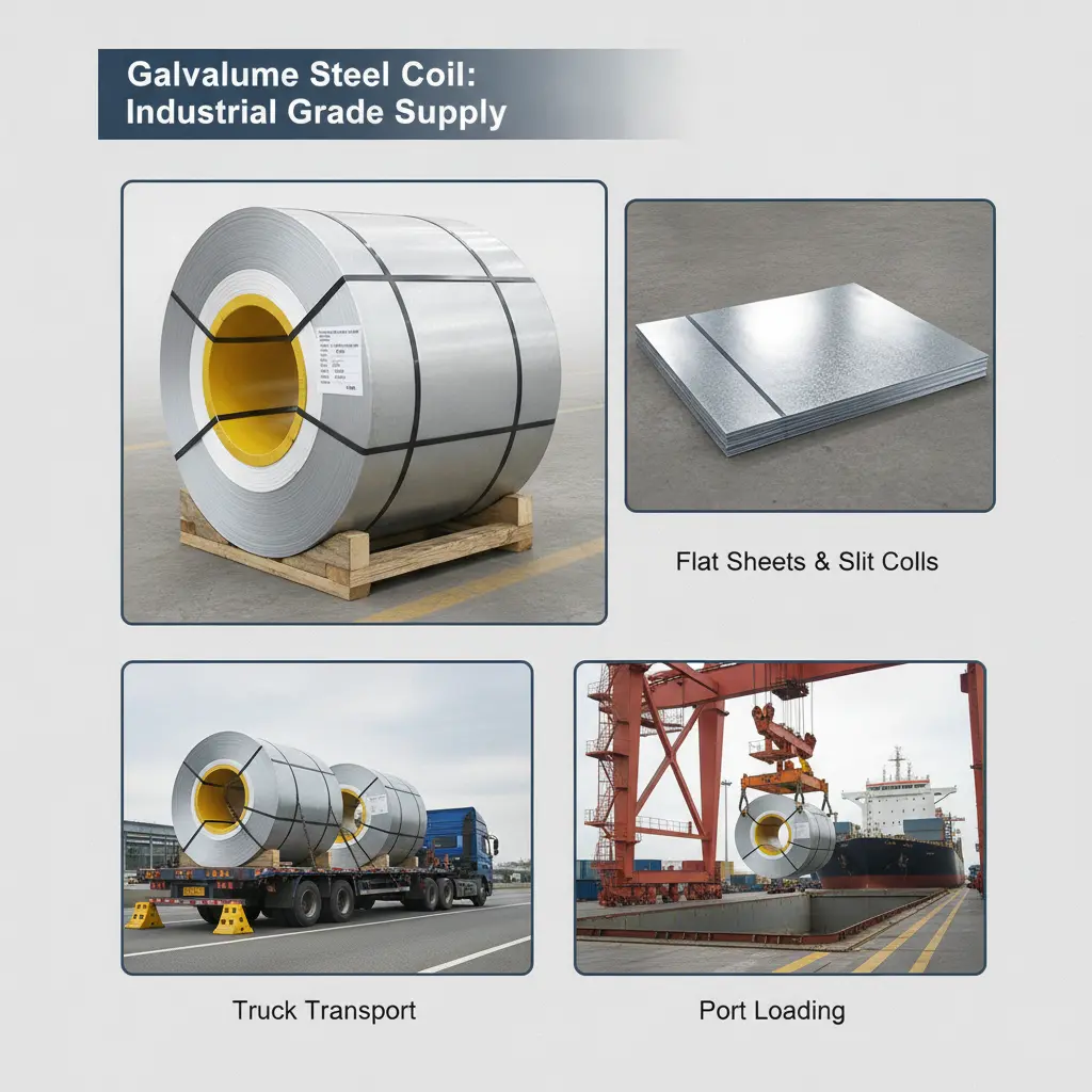 AZ55 Aluzinc Steel Coil