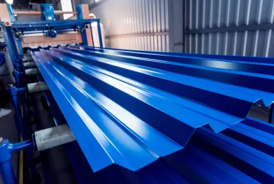 Corrugated steel plate