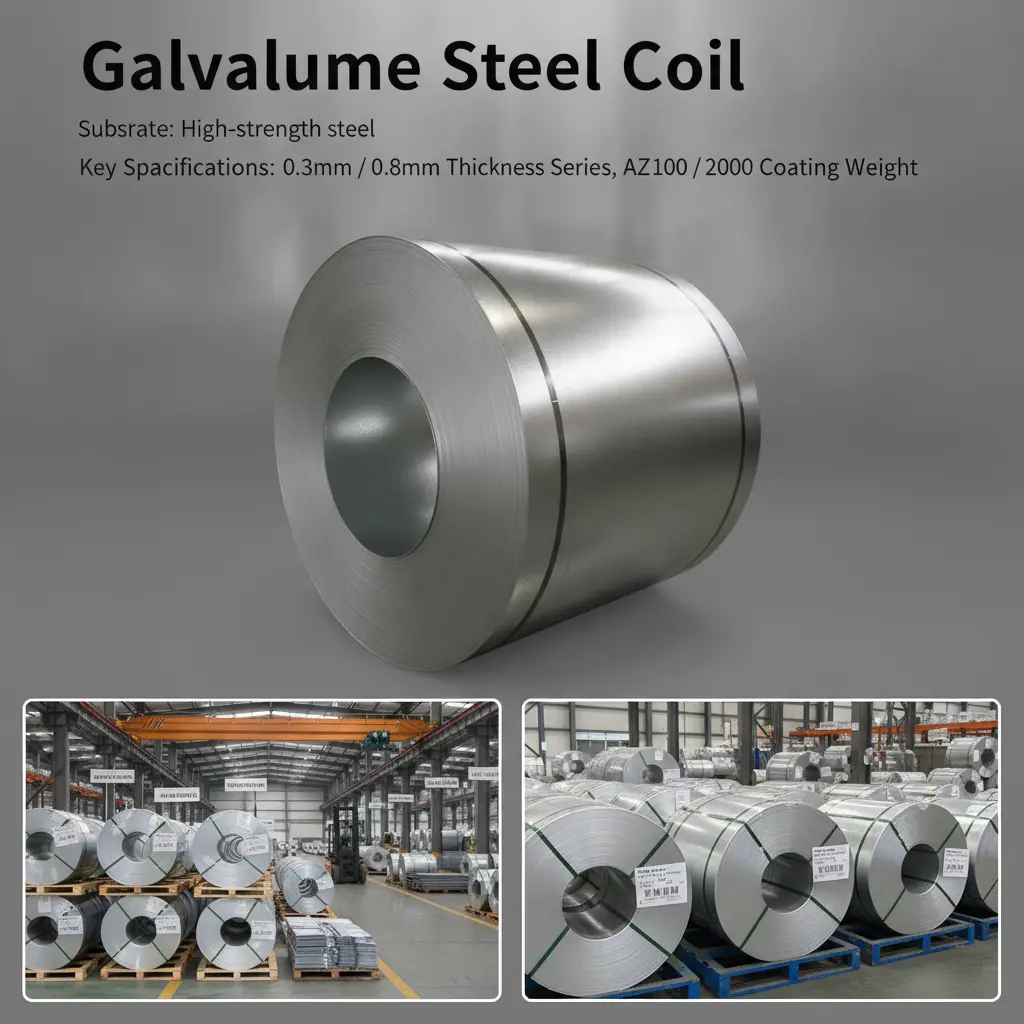 AZ50 Al-Zn steel coil
