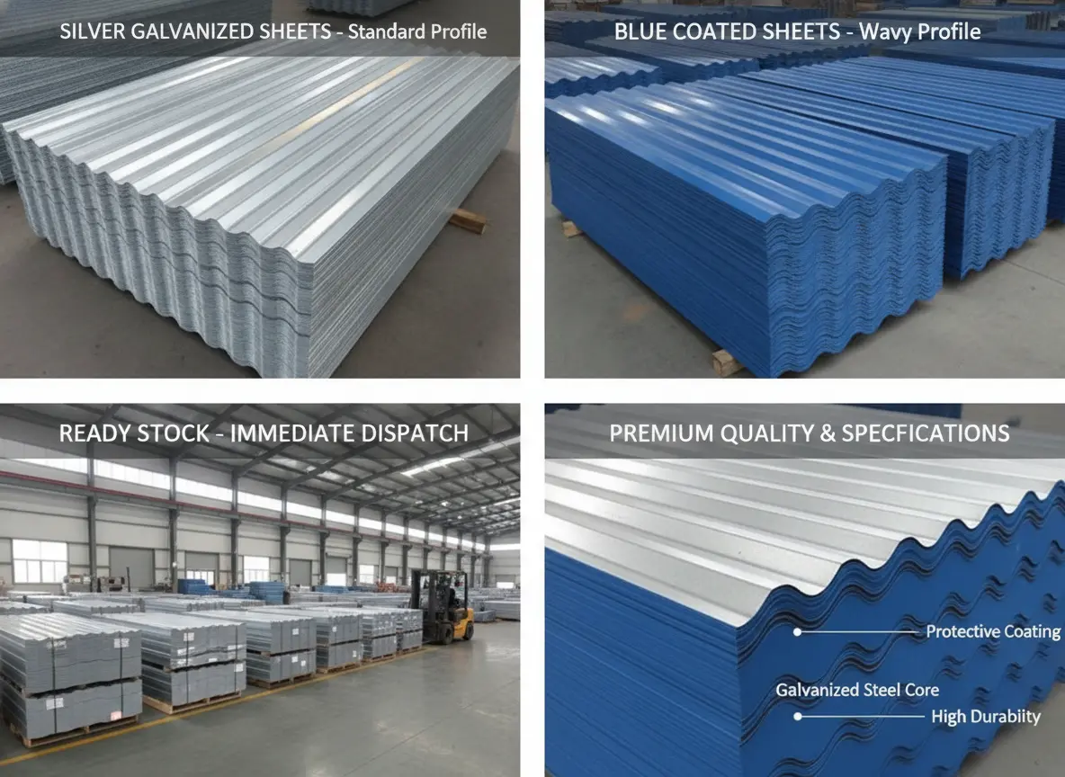 corrugated metal plate