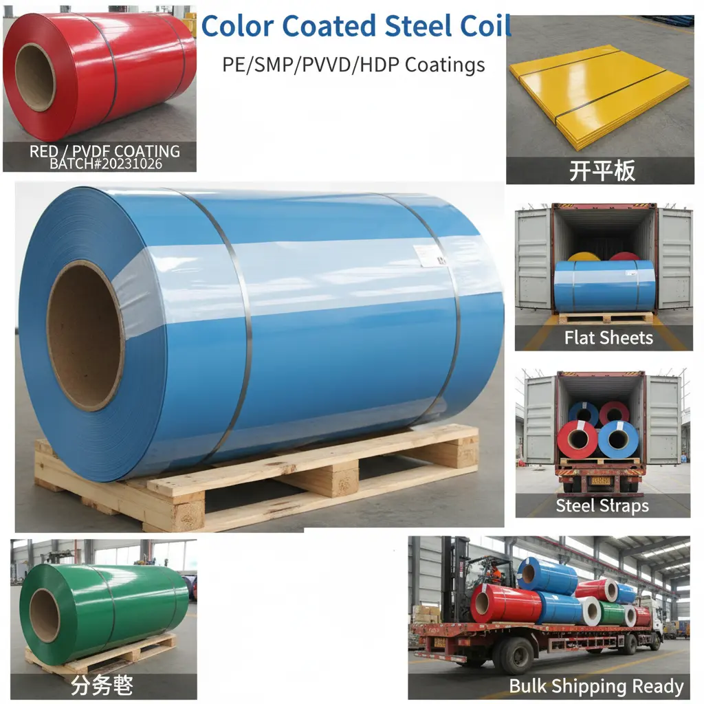 color coated steel coil supplier