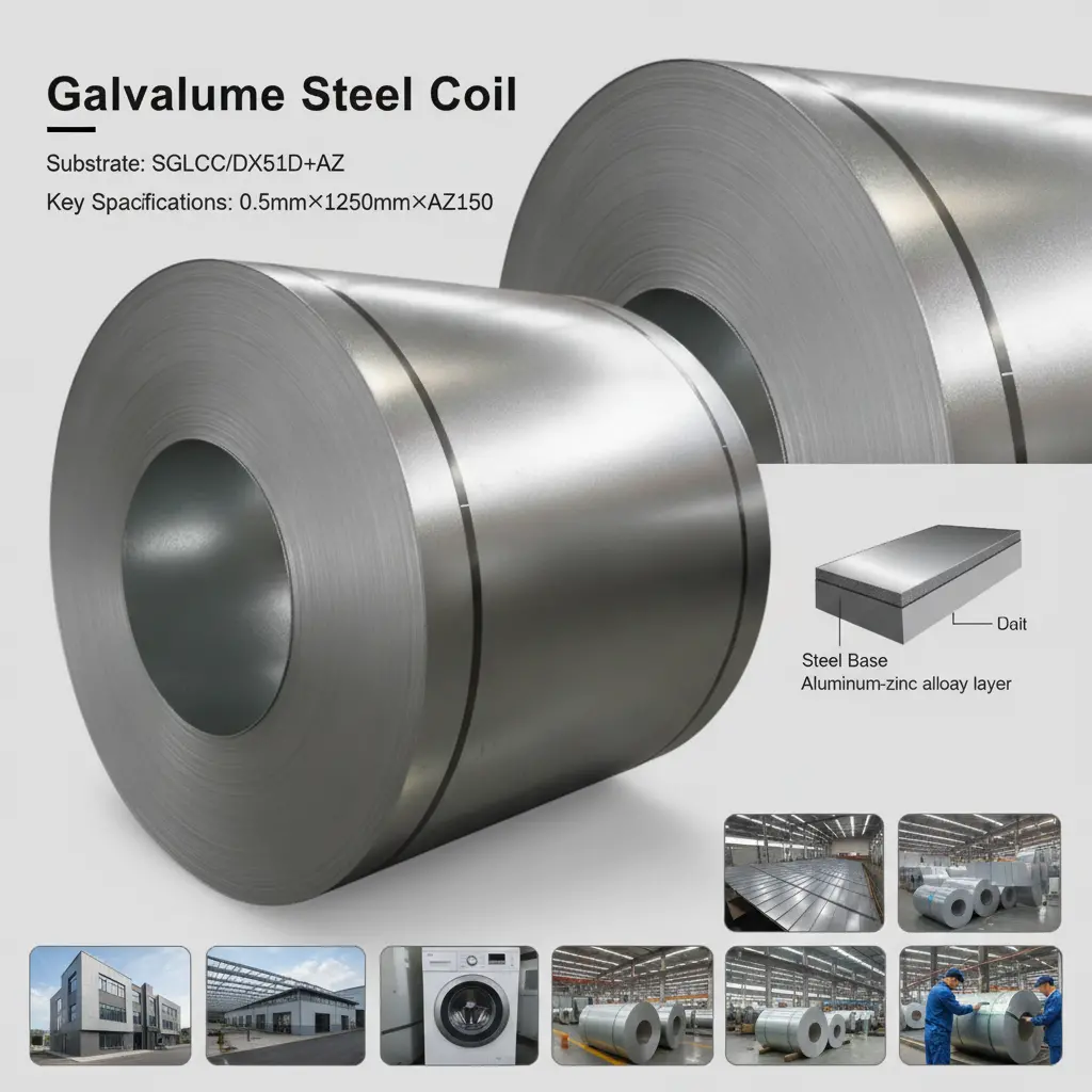 AZ50 galvalume coil