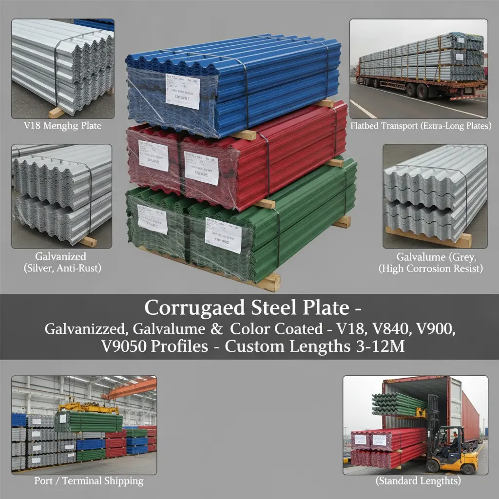 Color Coated Corrugated Roofing Sheet Supplier