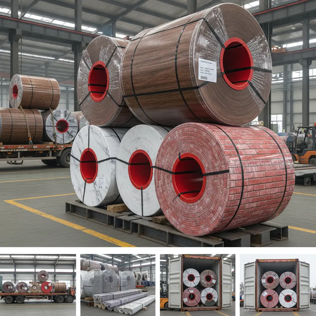 marble pattern steel coil