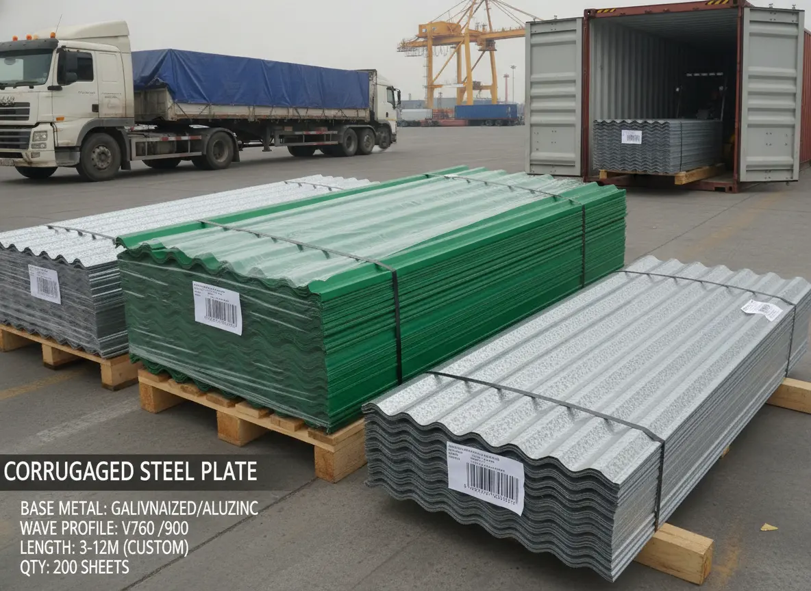Corrugated steel plate manufacturer