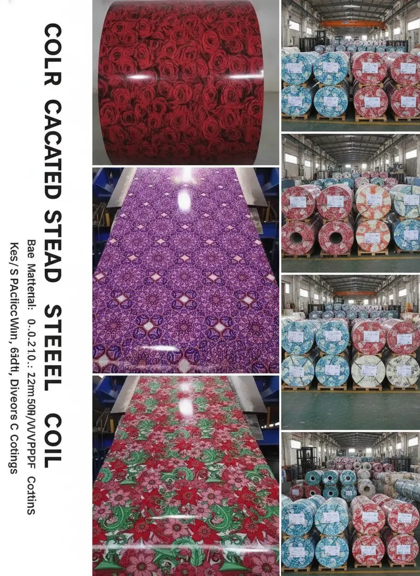Textured Color Coated Steel Coil