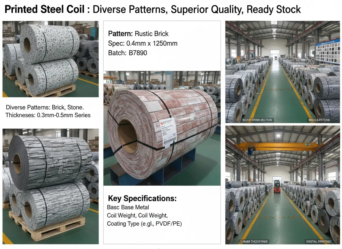 printed steel coil