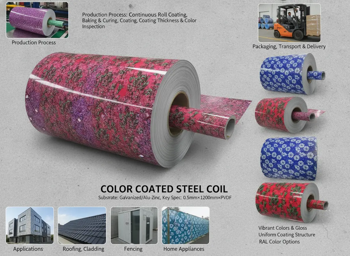 Embossed Prepainted Steel Coil