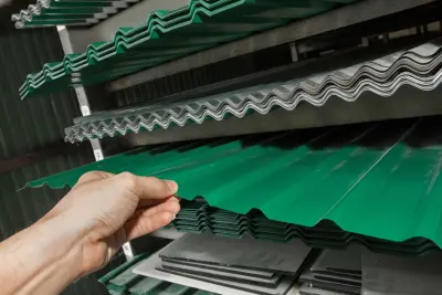 Corrugated steel plate