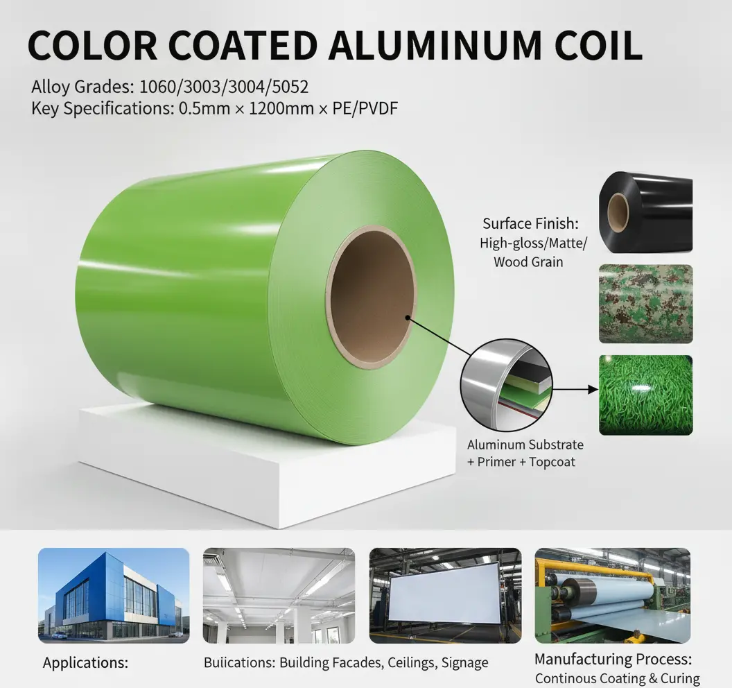 Color Coated Aluminum Coil Supplier
