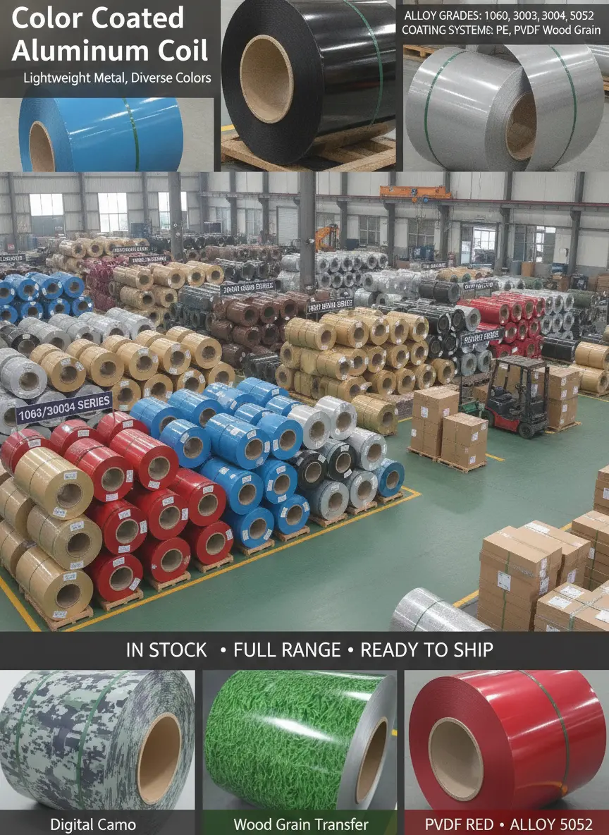 Color Coated Aluminum Coil Factory