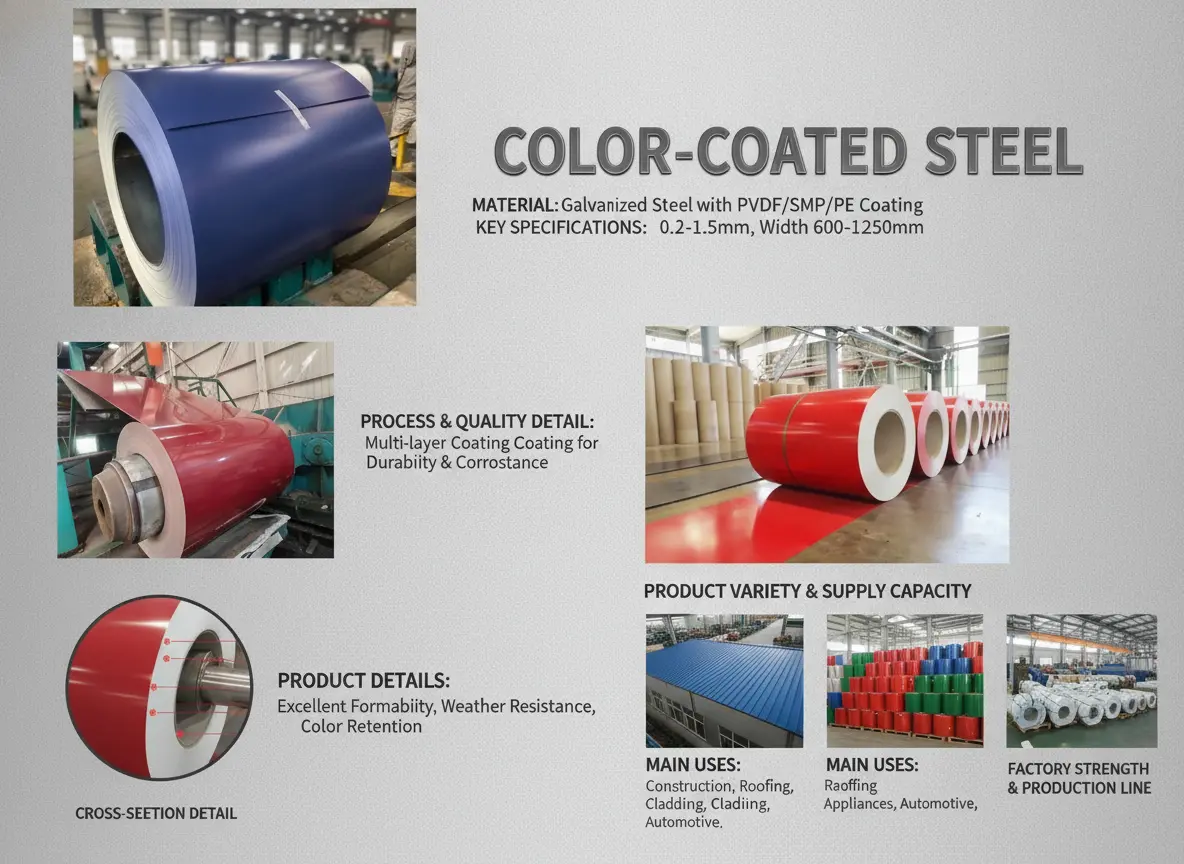 PVDF Color Coated Steel Supplier