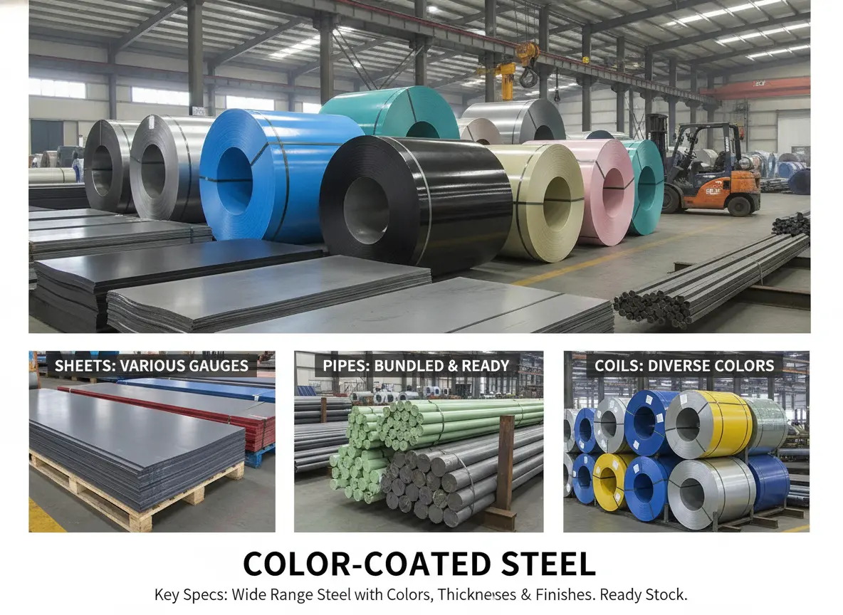 HDP Color Coated Steel Factory