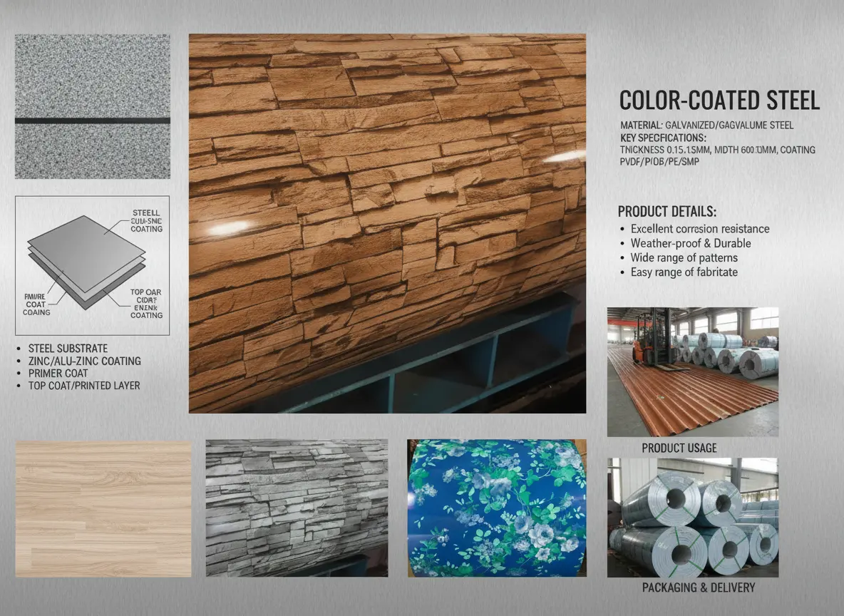 Printed Color Coated Steel Supplier
