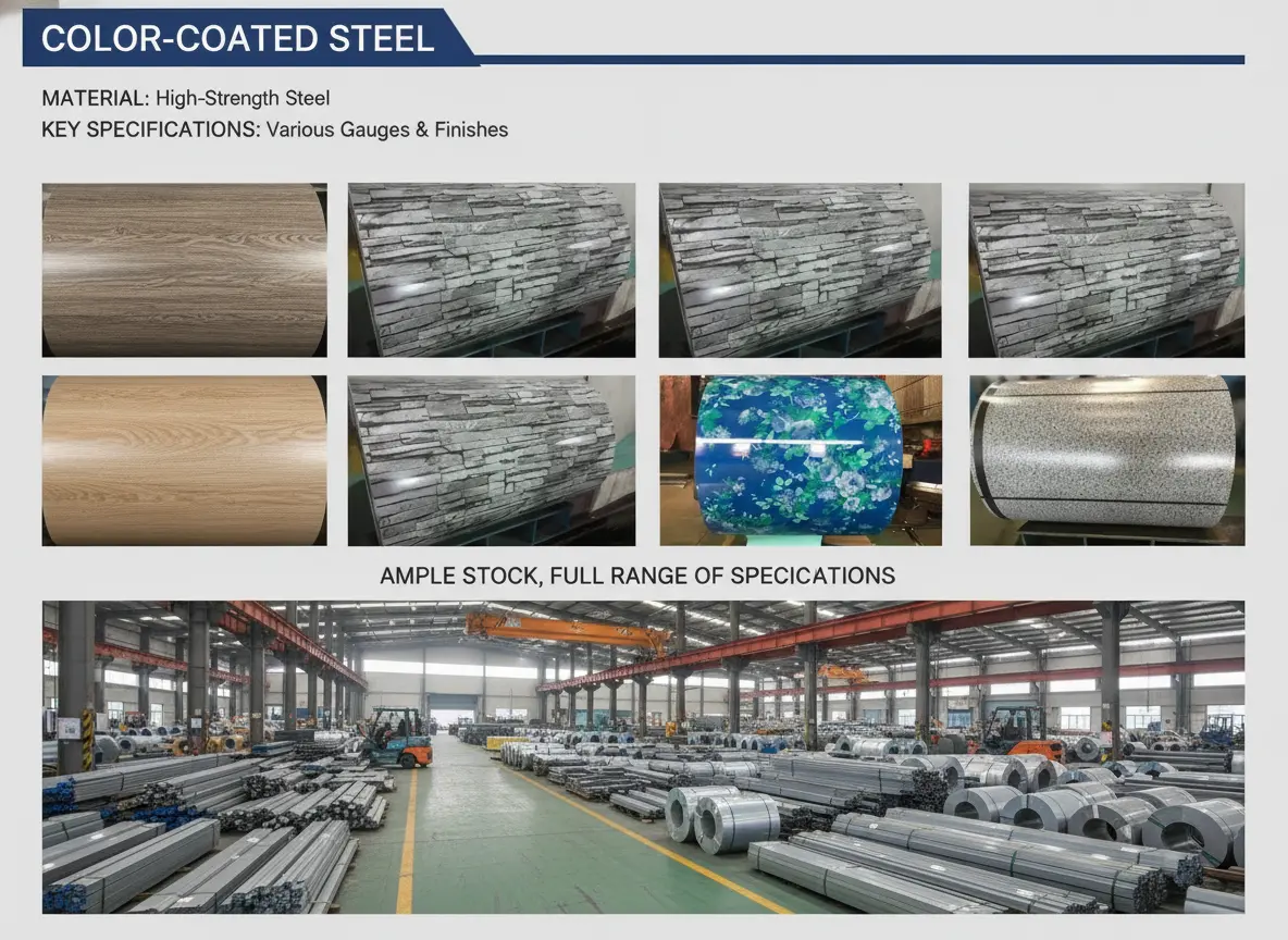 Printed Color Coated Steel Factory