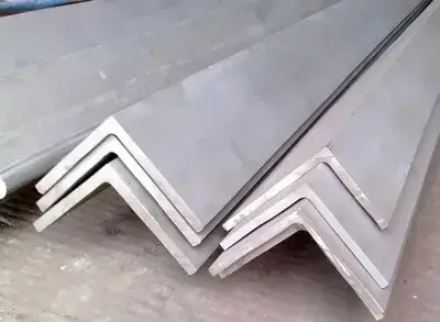 angled stainless steel